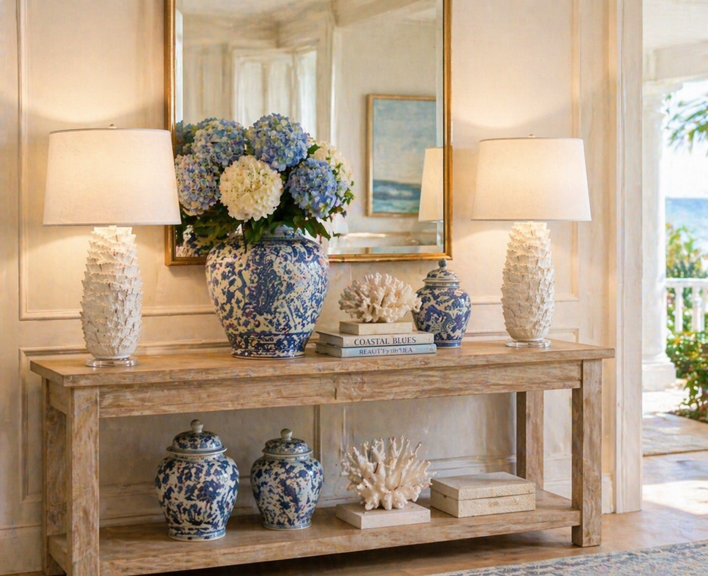 Hand Crafted Layered Original Ceramic Table Lamp