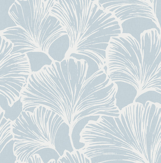 Kyoto Sky Ginkgo Leaf Wallpaper