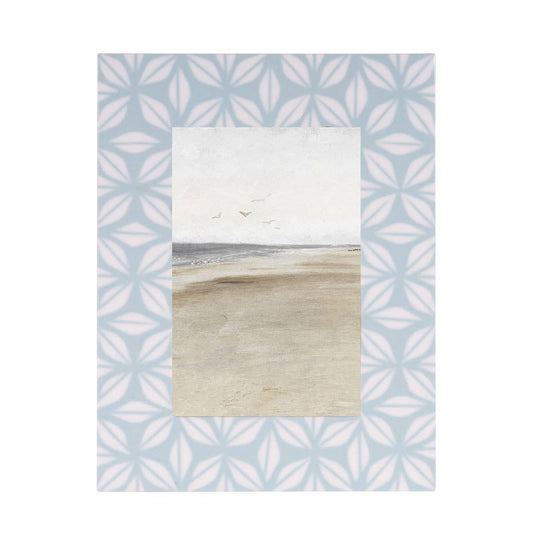 Delphine Shell Photo Frame Blue
