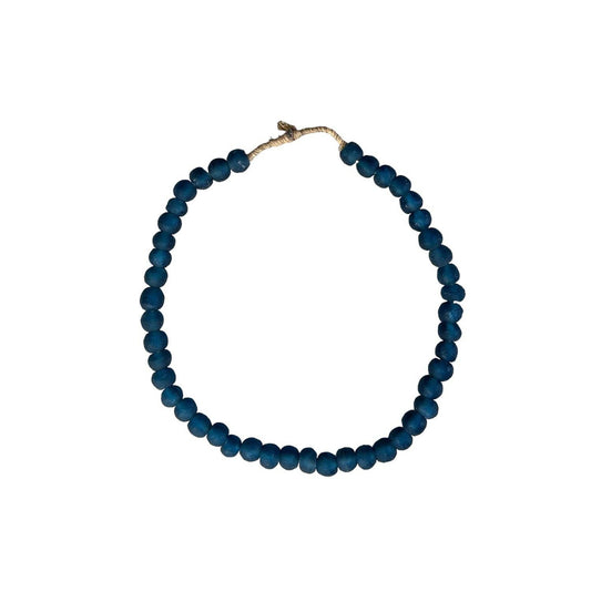 Recycled Glass Beads: Blue / Small