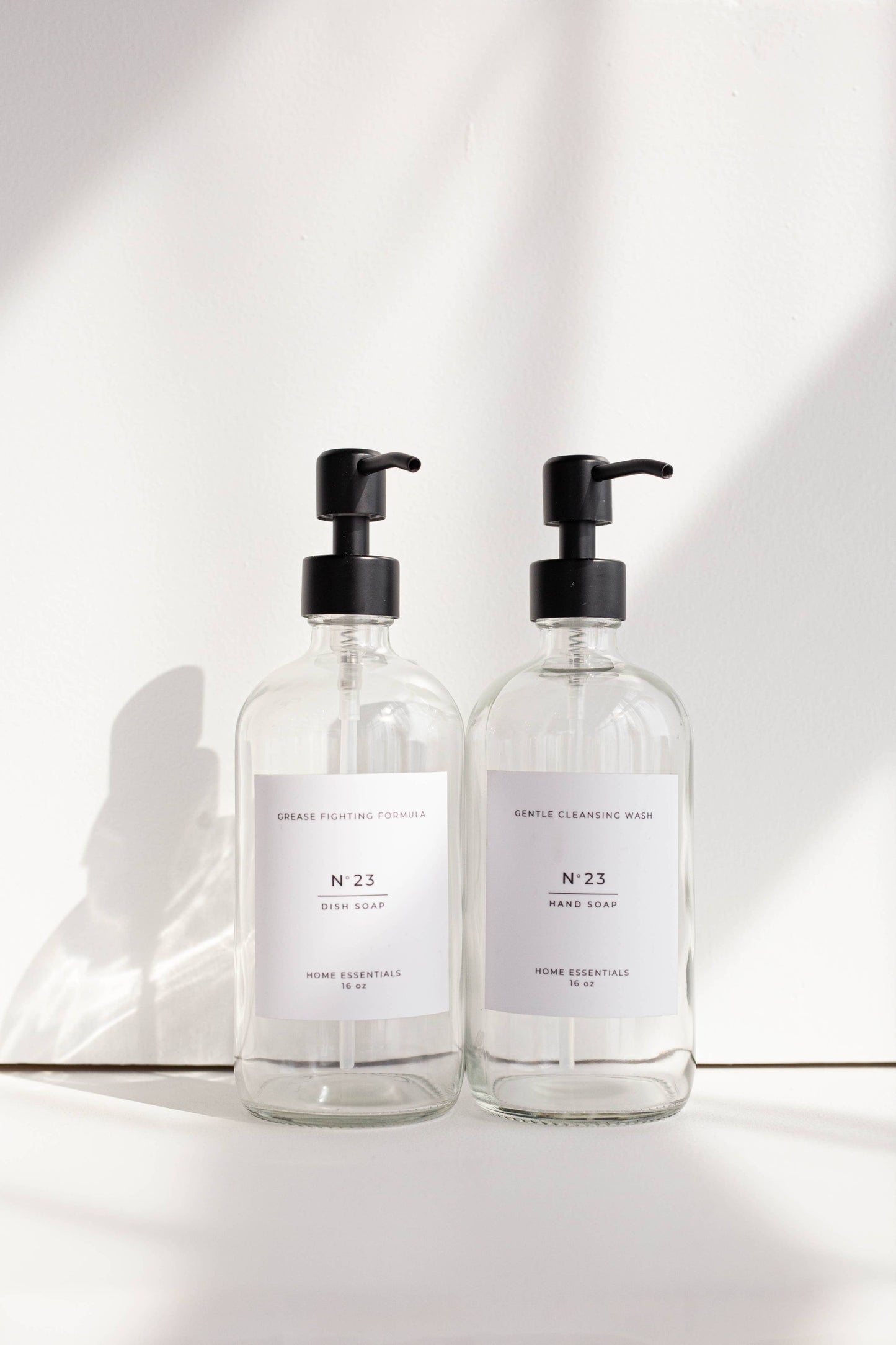 Clear Dish Soap Bottle Dispenser
