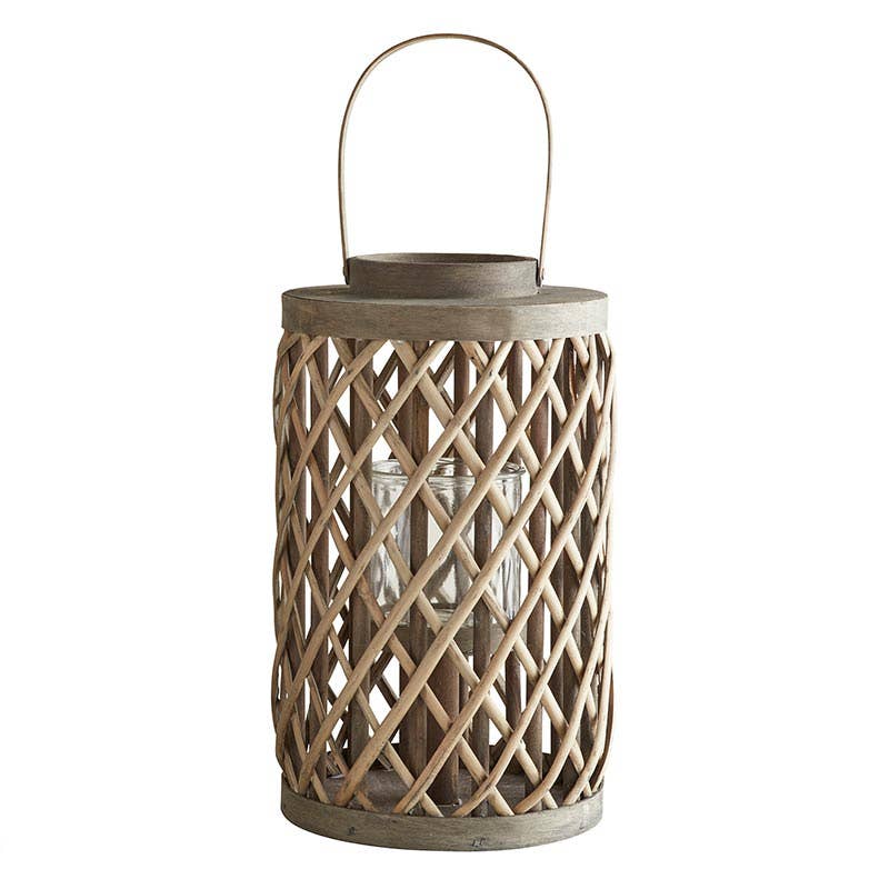 Willow Grey Cylinder Lantern