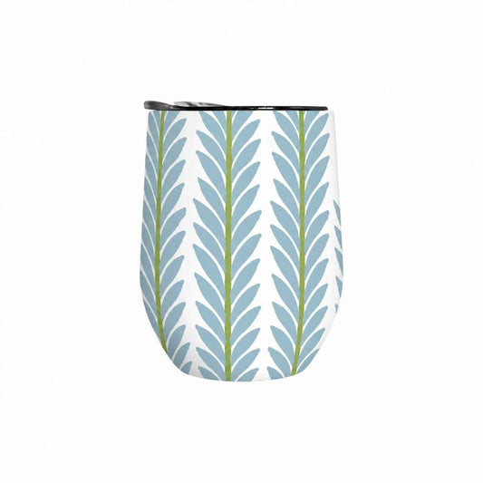 Frond French Blue Wine Tumbler