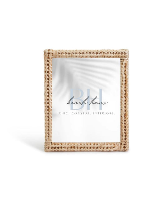 Bali Woven Rattan Photo Frame