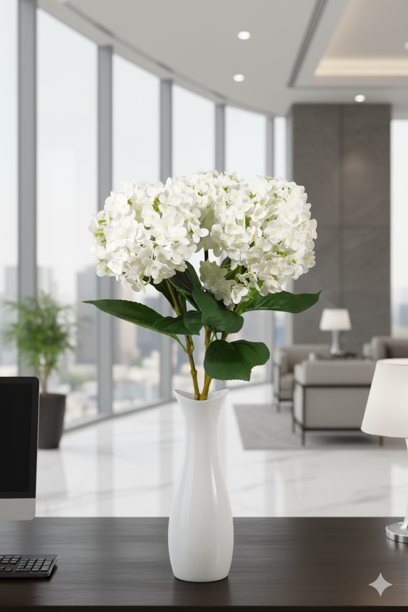 Faux Hydrangea Stem