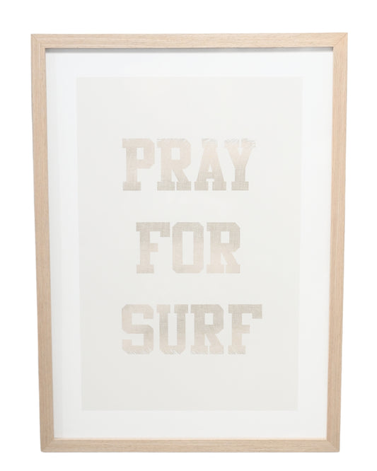 'Pray For Surf' Framed Art