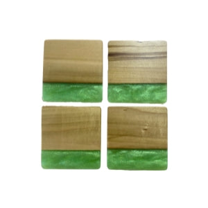 Handmade Wooden Resin Coasters