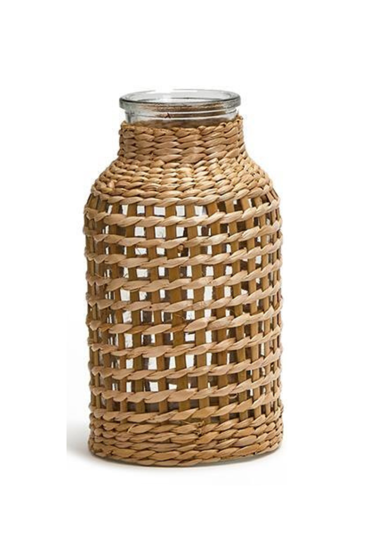 Hand-Woven Lattice Vase