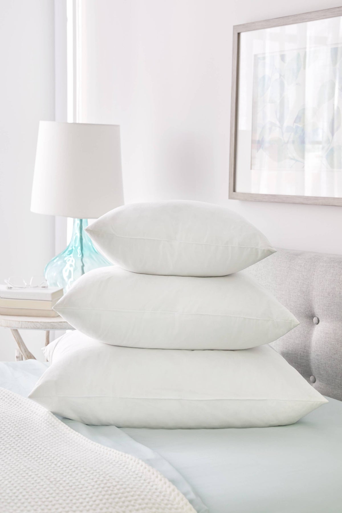 NEW!  Down Alternative Choppable Pillow Inserts: 14x24 - 24oz Case Pack 6
