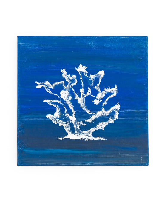 Blue Coral Painting 12x12