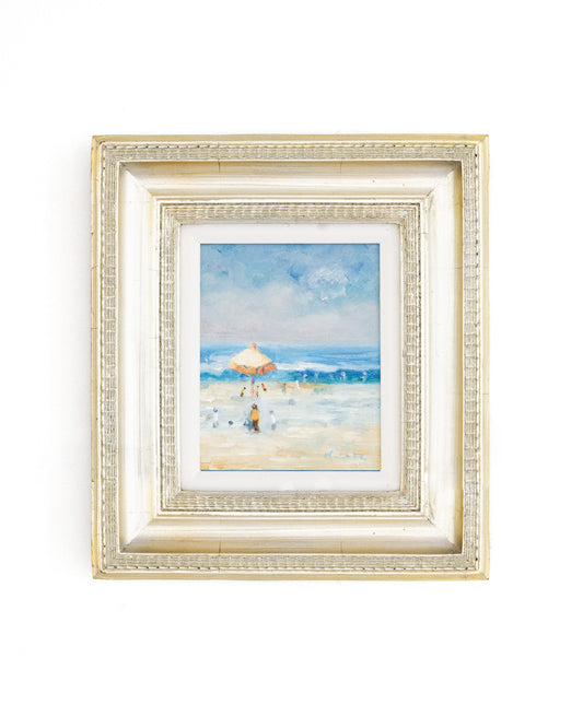 Gold Framed Beach Art