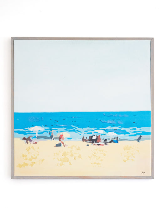 Medium Beach Abstract Canvas