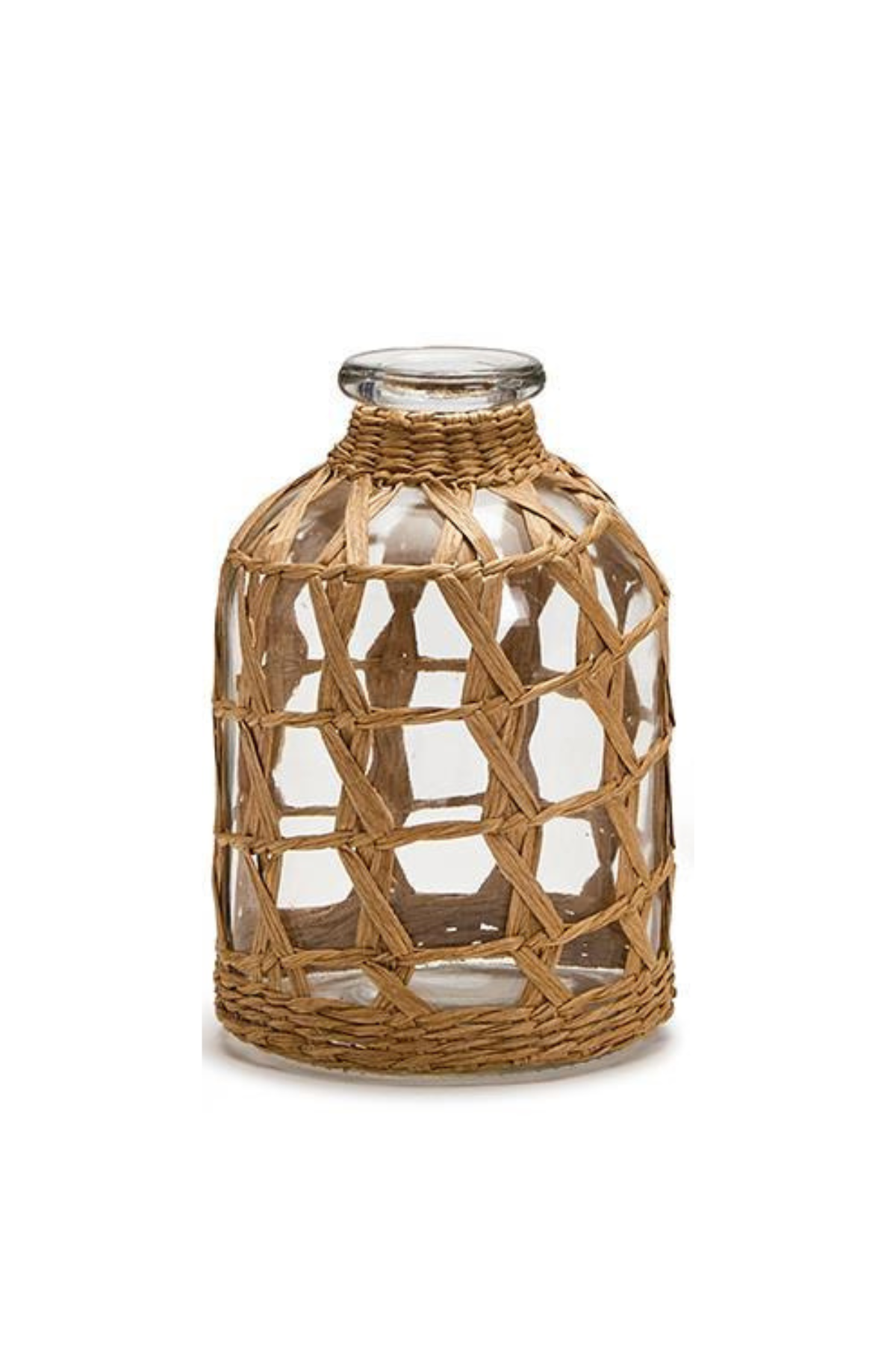 Hand-Woven Lattice Vase