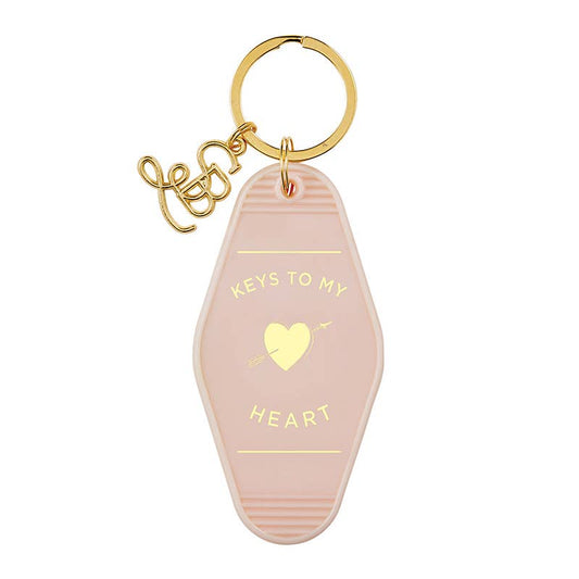 Vintage Motel Key Tag - Heart