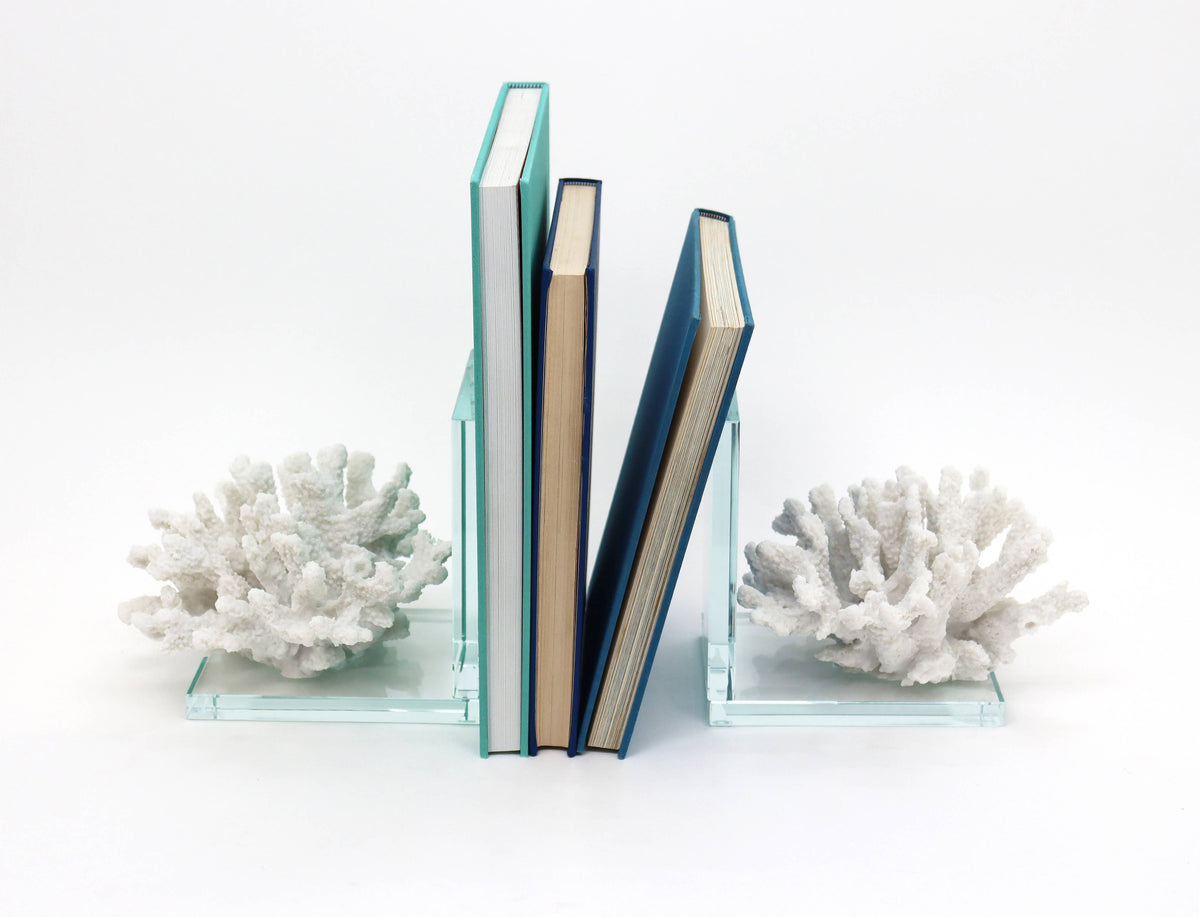 Petite Coral Bookend Set of 2