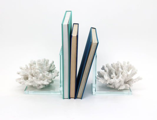 Petite Coral Bookend Set of 2