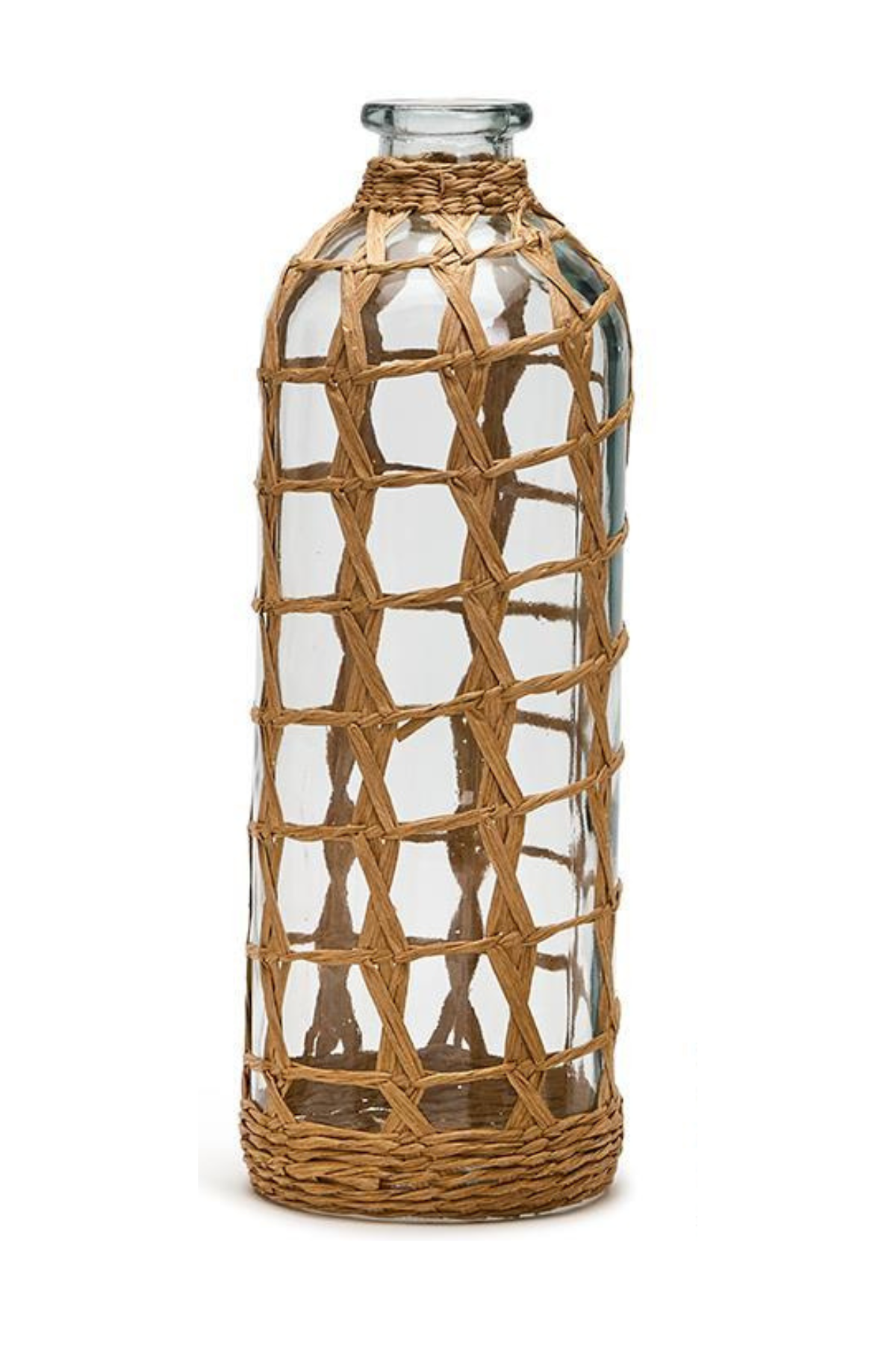 Hand-Woven Lattice Vase