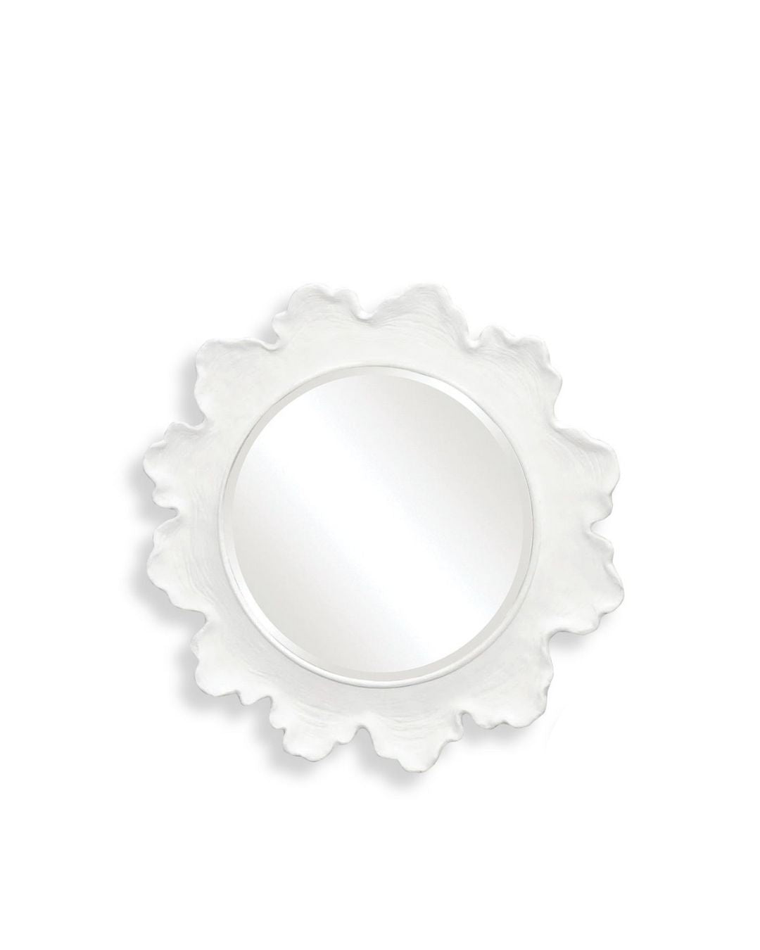 White Faux Coral mirror