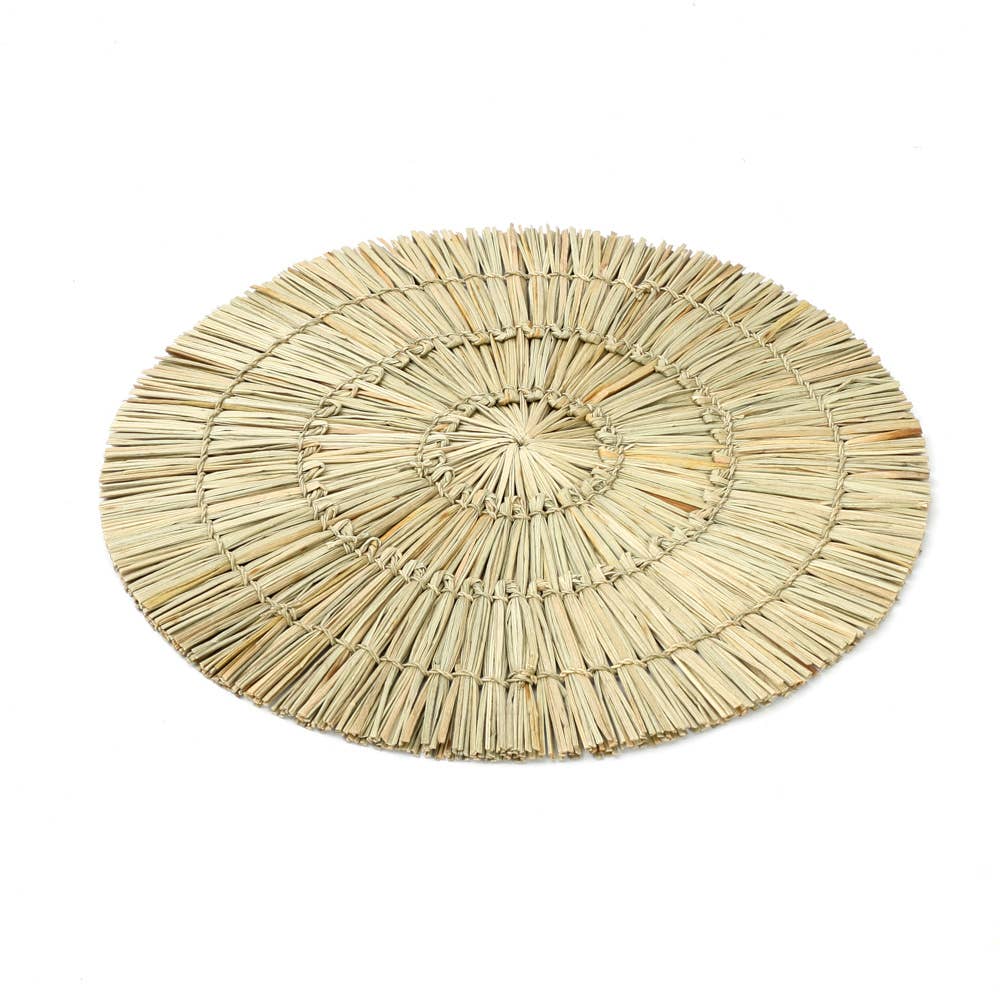 The Alang Alang Placemat - Round - Natural