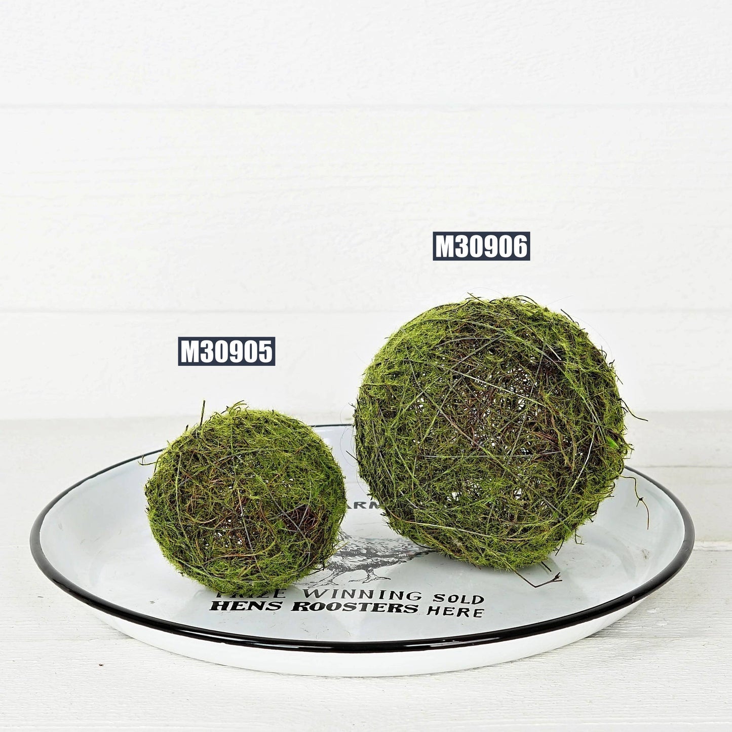 Faux Moss Wired Ball