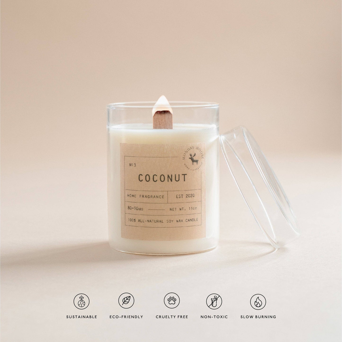 Sun Candle N. 3 (Coconut, 11 oz.)