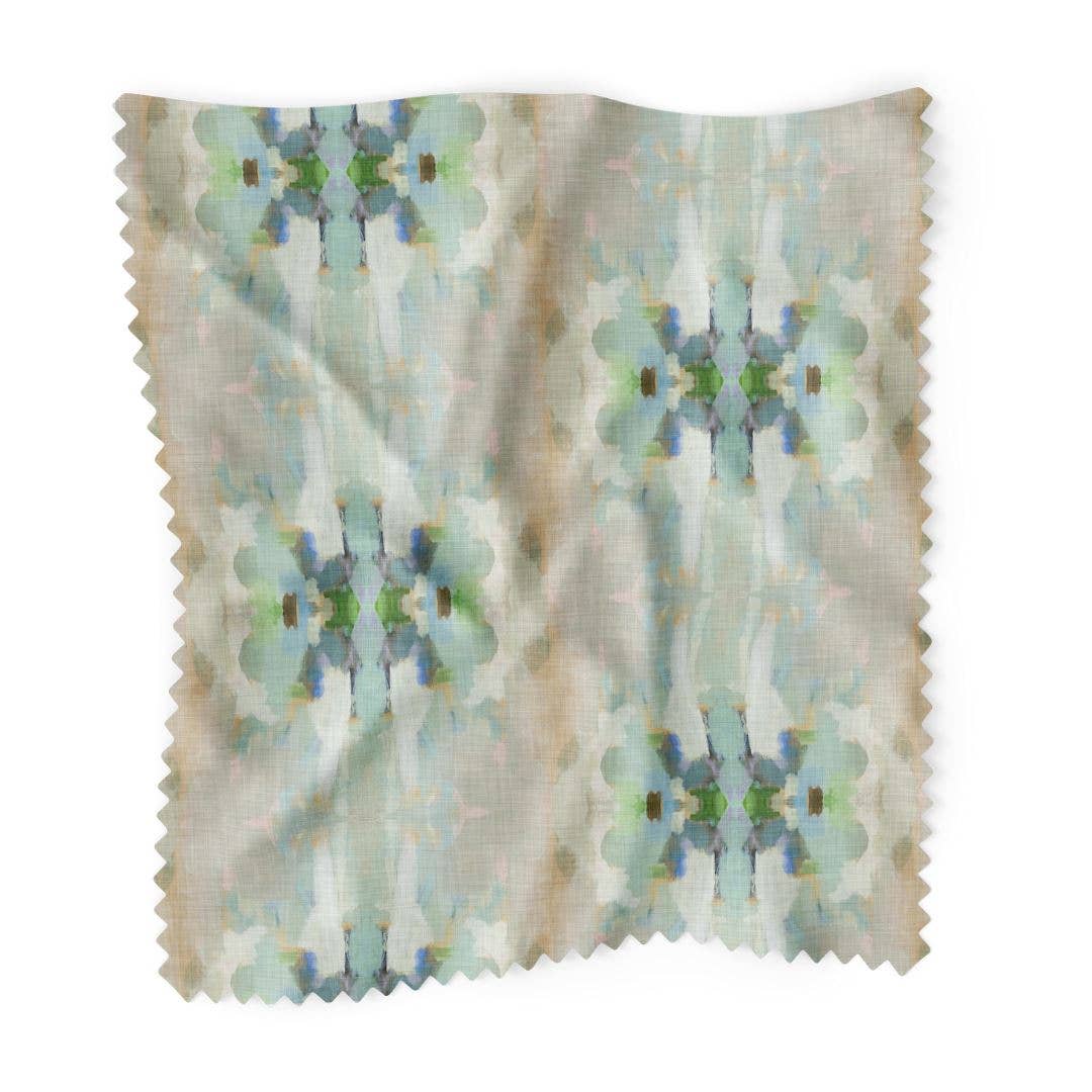 Miss Ella Teal Sample Swatch: 9" x 9" Sample Swatch