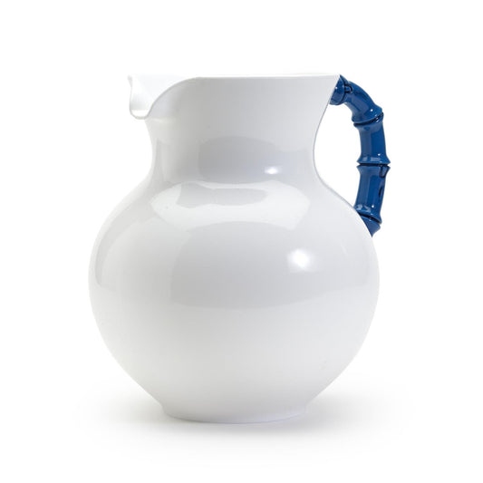 Blue Bamboo Pitcher