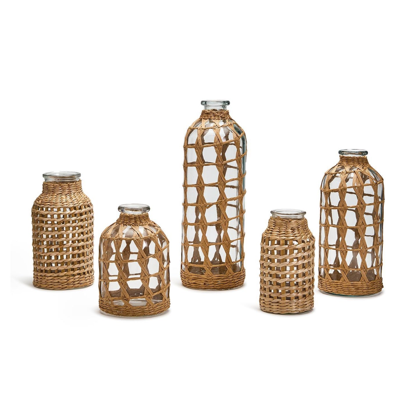 Hand-Woven Lattice Vase