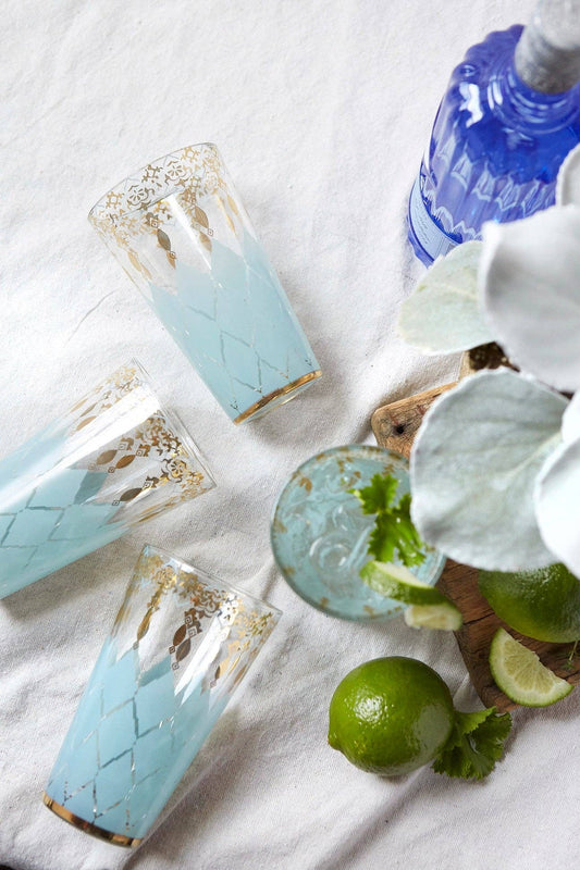 Patina Vie Opal Rain Tall Glass