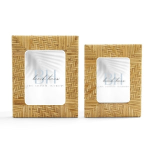 Rattan Photo Frames