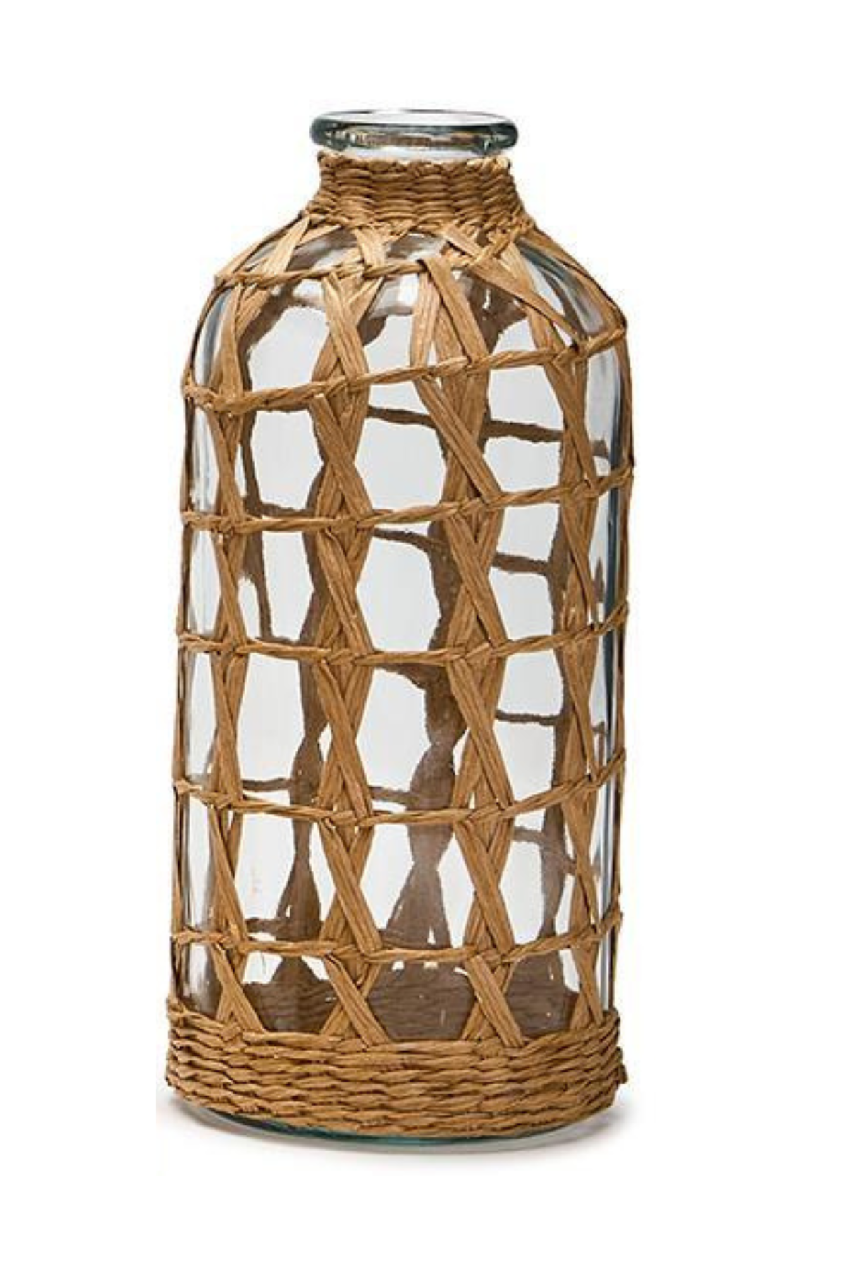 Hand-Woven Lattice Vase