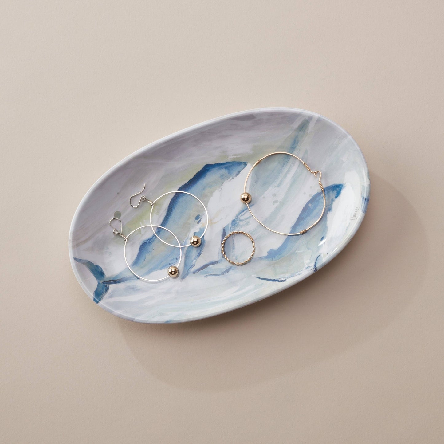 Melamine Trinket Tray - Deep Sea