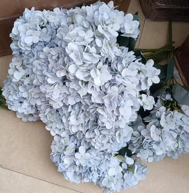Faux Silk Hydrangea Bush