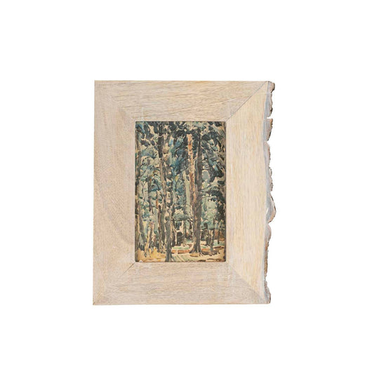 Silvered Wood Frame