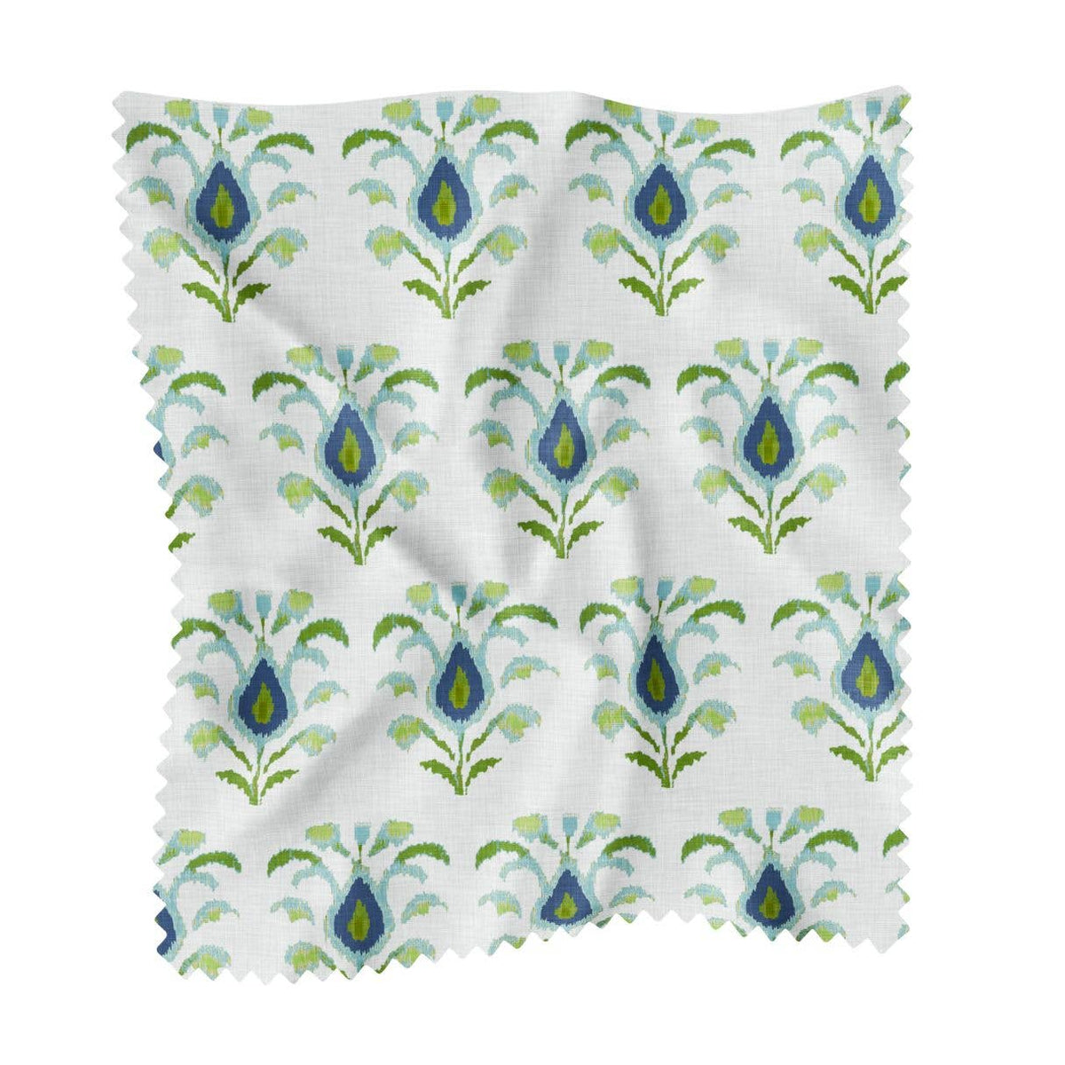 Rosemary White Sample Swatch: 9" x 9" Sample Swatch