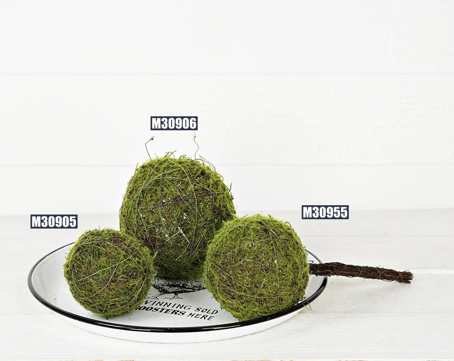 Faux Moss Wired Ball