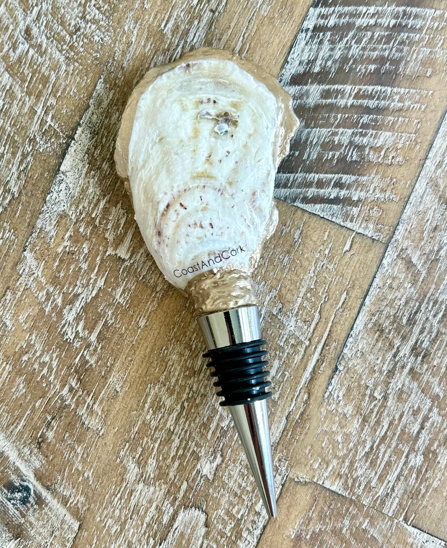 Salt Water and Wine - Bottle Stopper / Cork