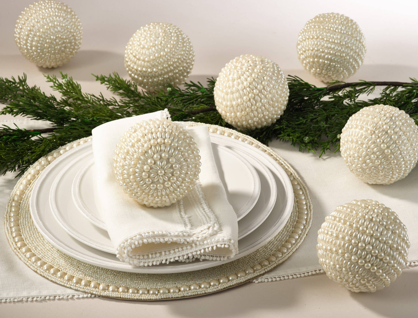 Bead and Pearl Orb: Ivory