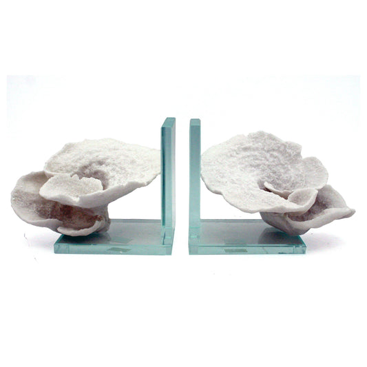 Faux Coral Bookend Set of 2