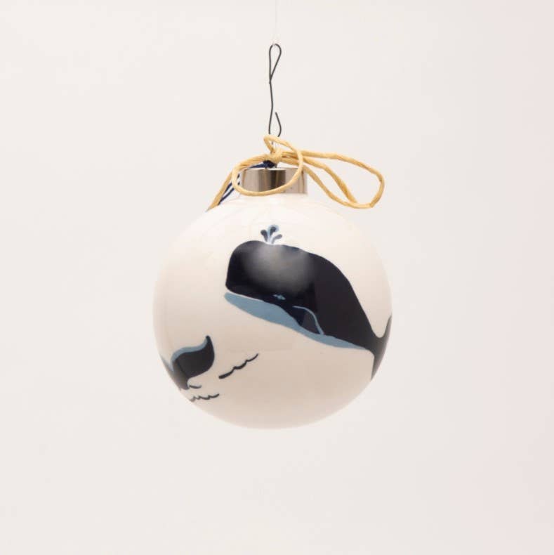 Blue Whale Ornament