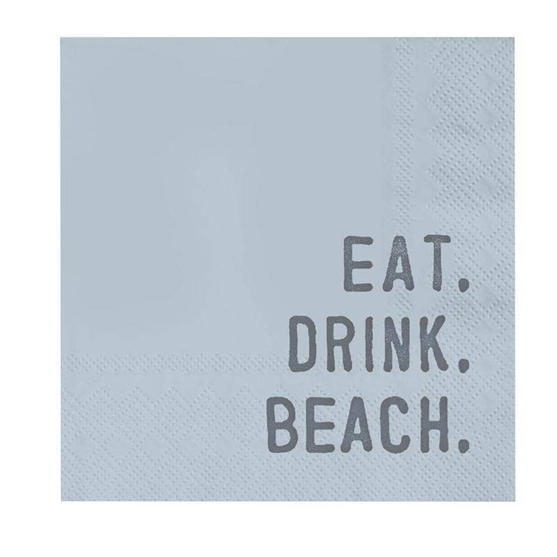 Eat. Drink. Beach Coastal Napkins