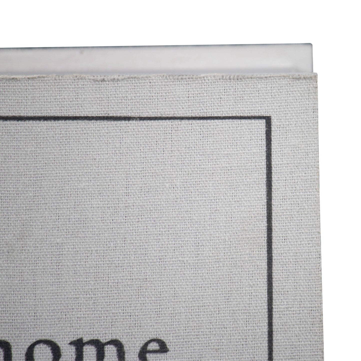 Home White Faux Book Decorative Wood Storage Box with Lid