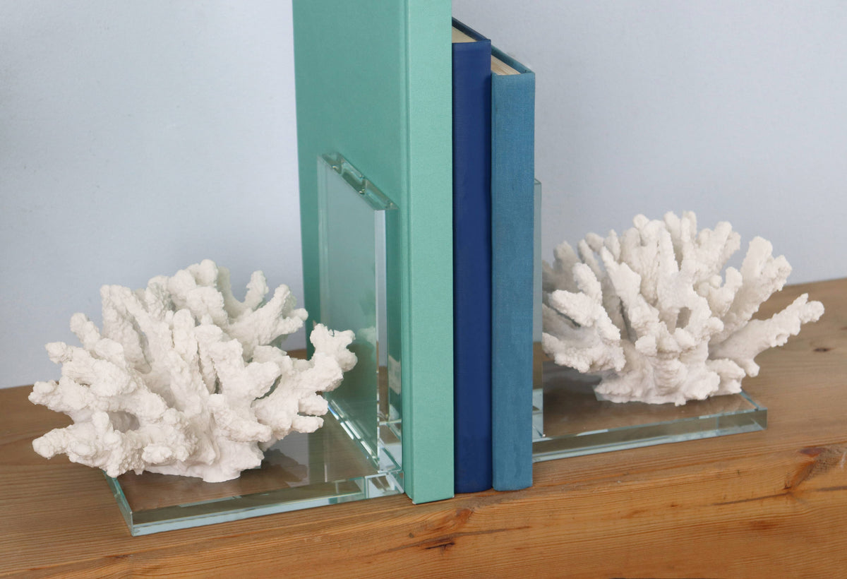 Petite Coral Bookend Set of 2
