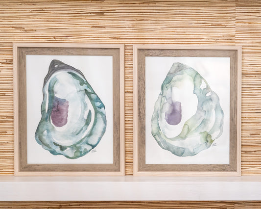 Framed Watercolor Oyster