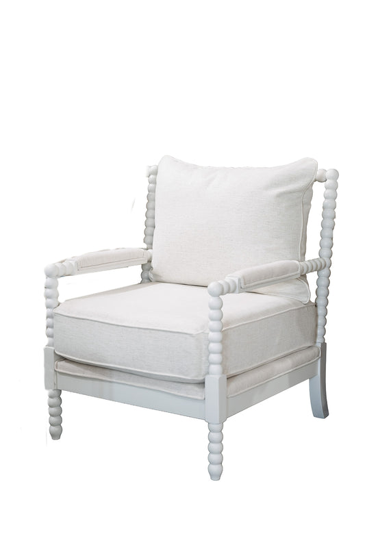 Upholstered Spindle Chair