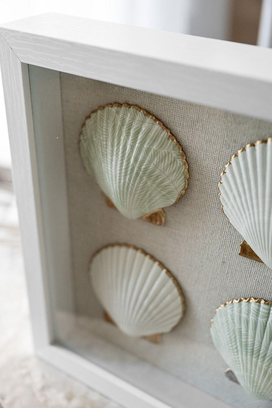 Palmetto Summer ~ Shell Shadow Box