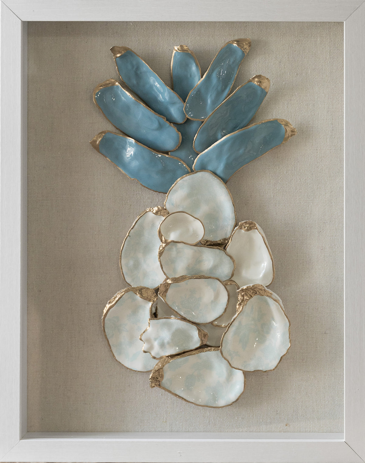 Palmetto Summer Shoreline Framed Pineapple