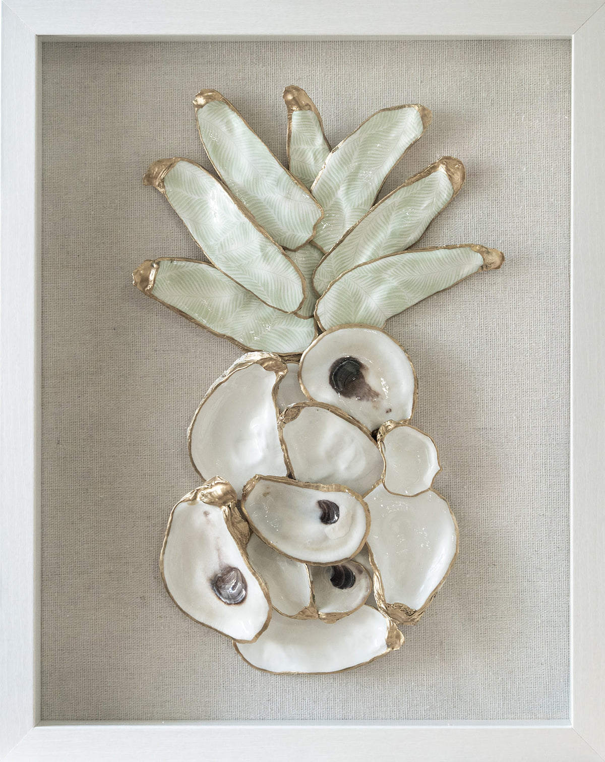 Palmetto Summer Coastal Grove Framed Pineapple