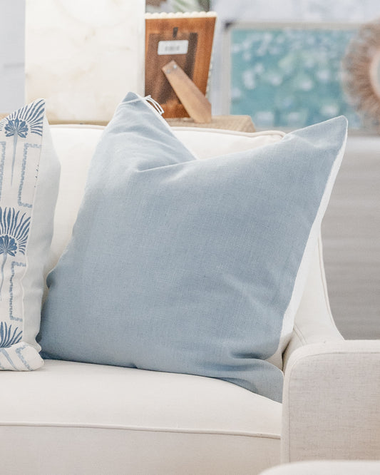 Blue & White Pillow