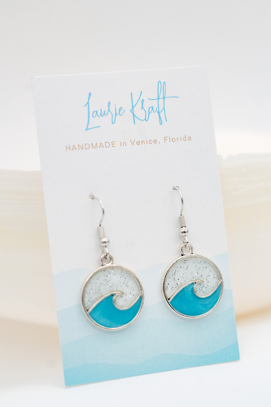 Sparkle Tidal Wave Earrings ~ Laurie Kraft